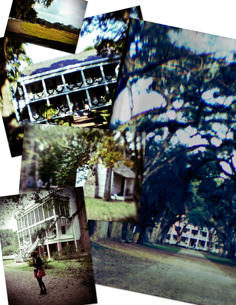"photo collage of St. Francisville, Louisiana"