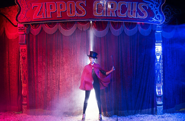"photo of circus ringmaster"