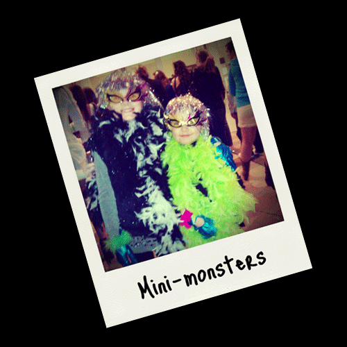 "Mini-monsters at Lady Gaga in Dallas, Texas"