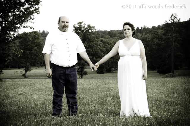 "wedding photographs by alli woods frederick"