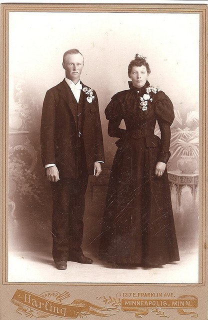 "victorian wedding photo"