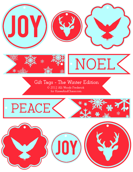 A holiday gift for you: free holiday gift tags