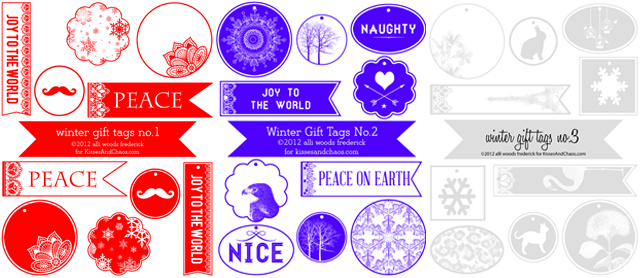 A Holiday Gift For You: Free Holiday Gift Tags