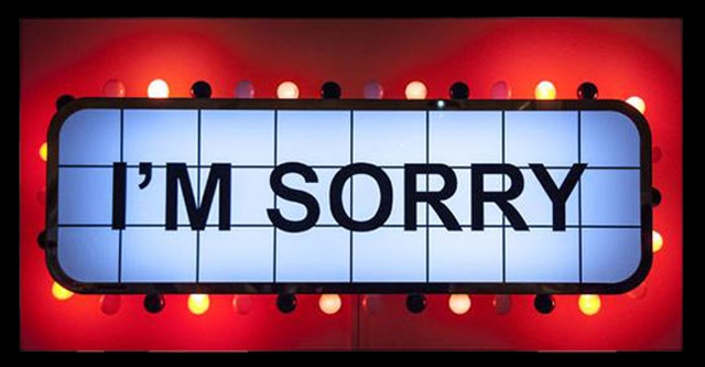 how to say you're sorry