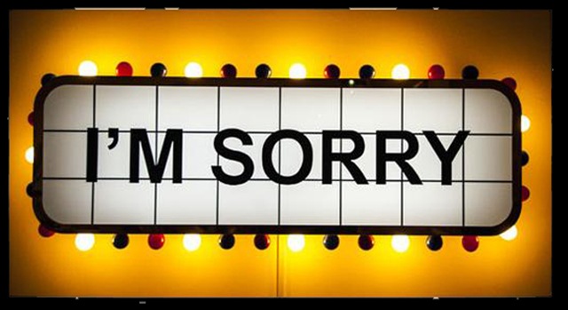 how to say you're sorry