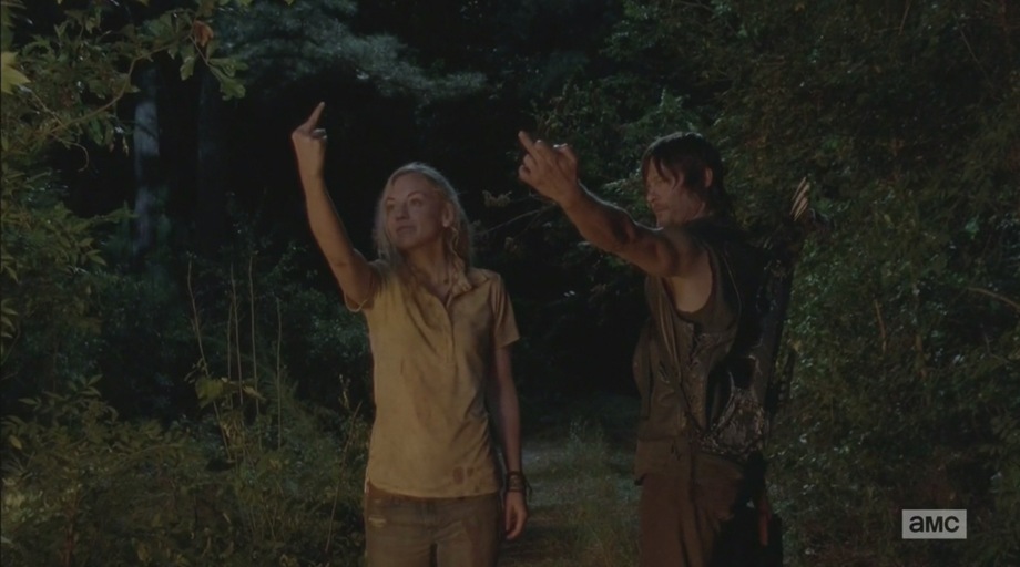 Daryl and Beth on The Walking Dead