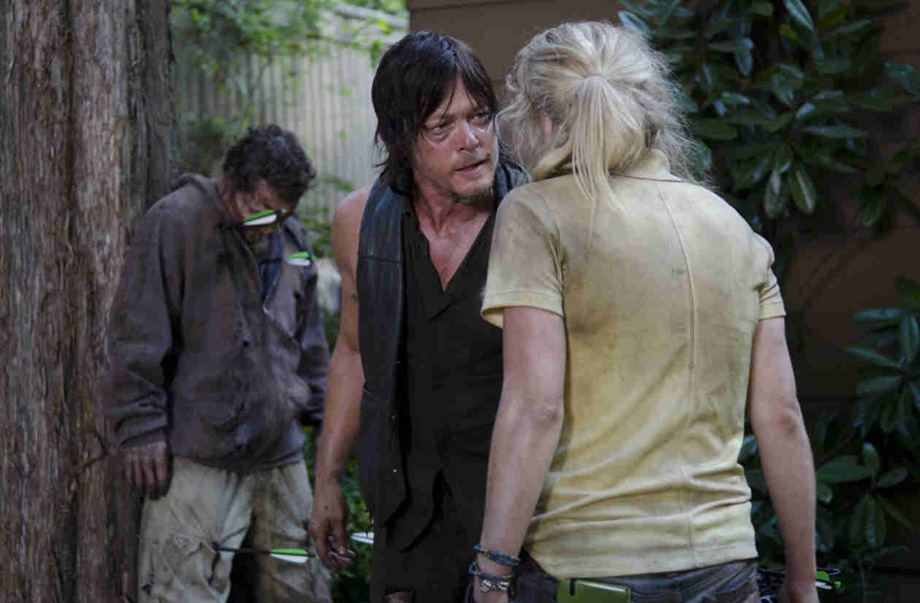 Daryl and Beth on The Walking Dead