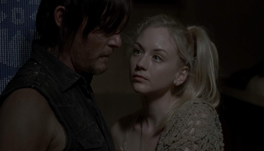 Daryl and Beth on The Walking Dead