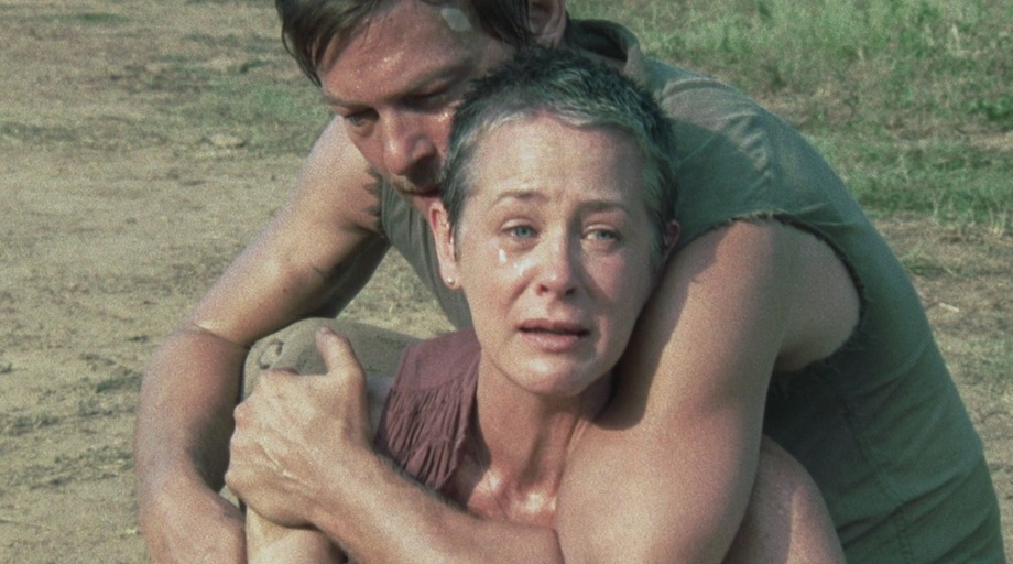 Daryl and Beth on The Walking Dead