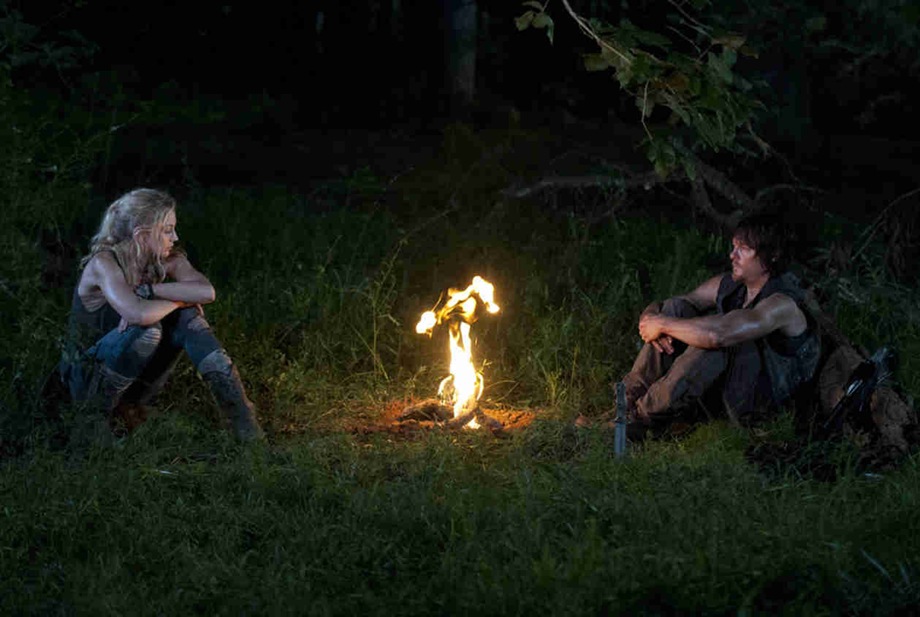Daryl and Beth on The Walking Dead