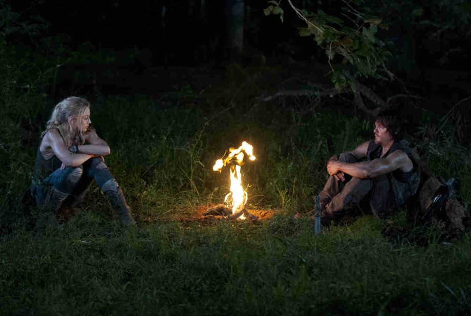 the walking dead daryl and beth kiss