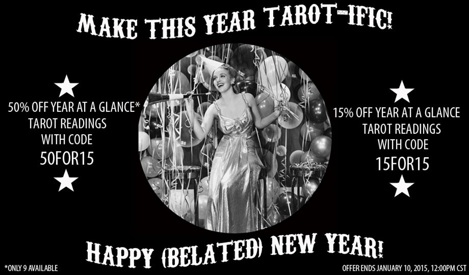 Better Late Than Never new year tarot sale