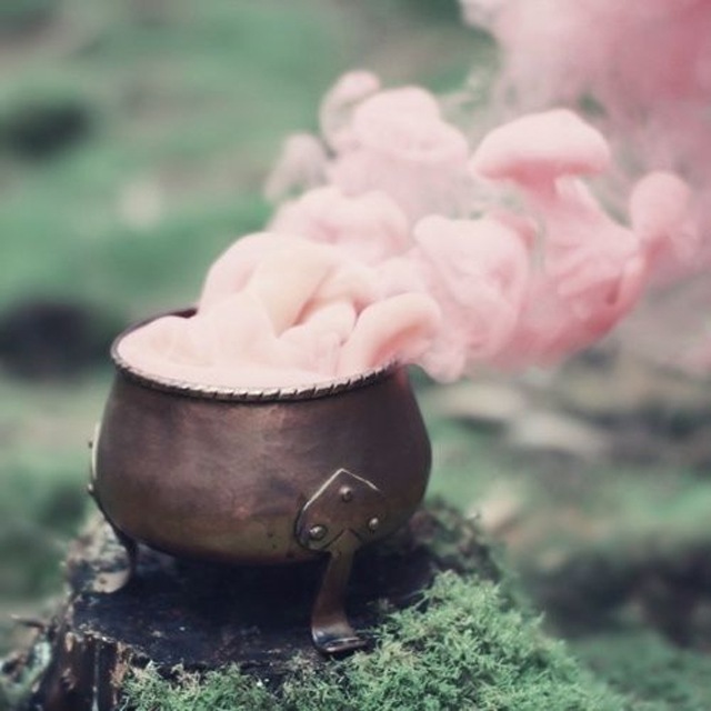 pretty pink cauldron