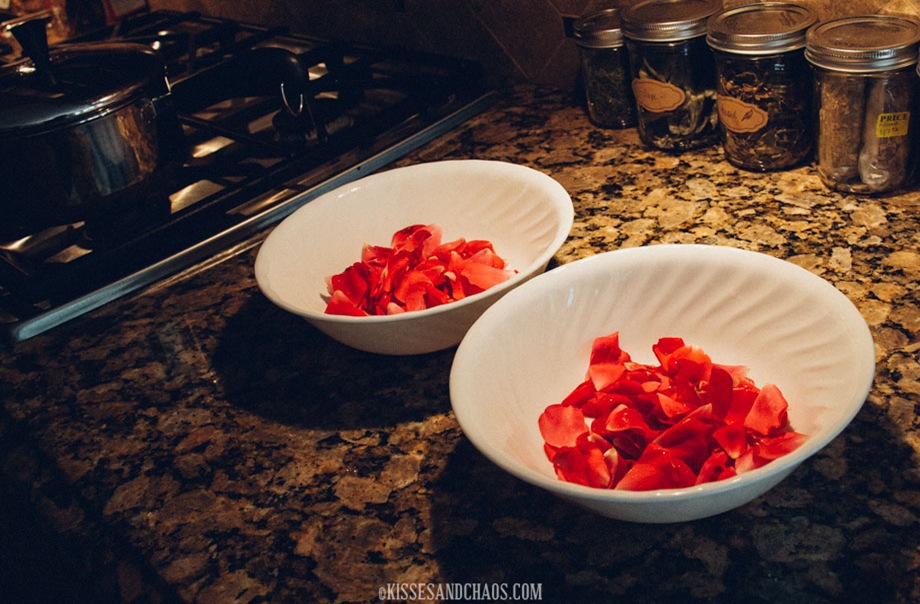 Homemade Rosewater